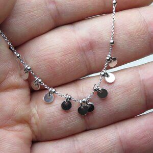 *925 Sterling Silver Charm Necklace